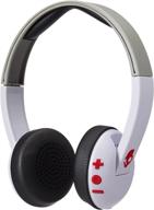 🎧 skullcandy uproar bluetooth on-ear headphones: wireless, built-in mic, 10-hour battery, comfortable synthetic leather ear pillows, white/gray/red logo