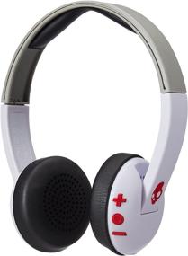 img 3 attached to 🎧 Skullcandy Uproar Bluetooth On-Ear Headphones: Wireless, Built-In Mic, 10-Hour Battery, Comfortable Synthetic Leather Ear Pillows, White/Gray/Red