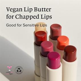 img 3 attached to Melixir Vegan Lip Butter: 12 Vibrant Shades of Bee-Free, Petrolatum-Free Nourishing Lip Balm