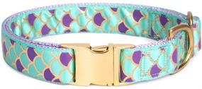 img 4 attached to 🐶 WAAAG Pet Supplies - Glory Mermaid Cat and Dog Collars, Leashes for Cats and Dogs - Small, Medium, and Large