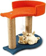 🐱 premium wishclcl cat activity tree: multi-level climbing stand with scratching posts, sisal-covered & plush surfaces - ideal rest house & play tower for medium/small kittens logo