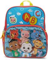 cocomelon interactive pre school schoolbag adjustable backpacks logo