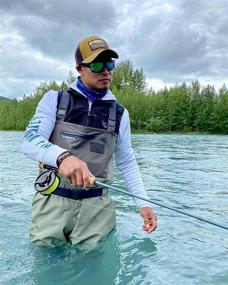 img 3 attached to Футболка с капюшоном для рыбалки "Performance Fishing Hoodie Shirt Lightweight