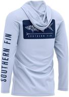 футболка с капюшоном для рыбалки "performance fishing hoodie shirt lightweight логотип