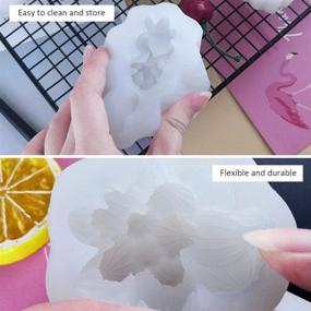 img 2 attached to 🌵 6 Pack Succulent Silicone Mold - Cactus Flower Resin Casting Molds for Cake Decorating, Handmade Candle, Fondant, Epoxy Resin, Polymer Clay, Wax, etc. from Pendolr