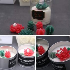 img 1 attached to 🌵 6 Pack Succulent Silicone Mold - Cactus Flower Resin Casting Molds for Cake Decorating, Handmade Candle, Fondant, Epoxy Resin, Polymer Clay, Wax, etc. from Pendolr