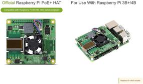 img 1 attached to Waveshare Raspberry Pi PoE+ HAT Compatible With Raspberry Pi 3B+/4B 802