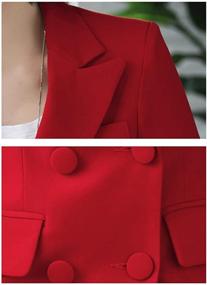img 1 attached to Womens Pieces Blazer Office Jacket Women's Clothing in Suiting & Blazers