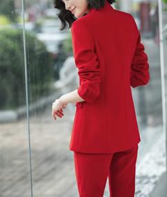 img 2 attached to Womens Pieces Blazer Office Jacket Women's Clothing in Suiting & Blazers