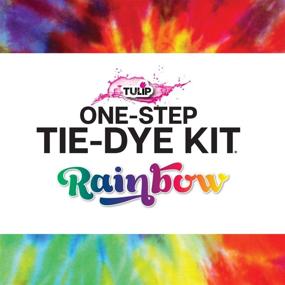 img 1 attached to Tulip One Step Tie Dye Kit Rainbow Fabric Decorating