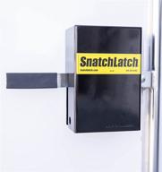 🔒 snatchlatch - heavy duty trailer door lock - anti theft device - designed for cam bar style latch only - ideal for utility trailers and over the road trailers logo