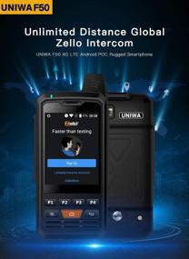 img 4 attached to 📞 UNIWA Alps F50 Zello PTT Walkie Talkie - 2.8" сенсорный экран, четырехъядерный MTK6735, 1 ГБ + 8 ГБ, 4000 мАч, 4G LTE, Android 6.0, прочный смартфон
