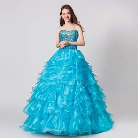 img 2 attached to 👗 Leyidress Quinceañera Dress - Sweet Formal Girls' Clothing and Dresses