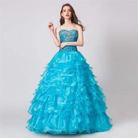 img 3 attached to 👗 Leyidress Quinceañera Dress - Sweet Formal Girls' Clothing and Dresses