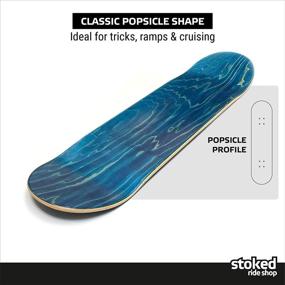 img 3 attached to 🛹 Stoked Ride Shop: Canadian Maple Blank Skateboard Deck - Pro Grade, Made in North America (7.75”, 8.0”, 8.25”, 8.5”) - Multiple Color Choices