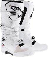 alpinestars 2019 tech 7 boots white motorcycle & powersports logo