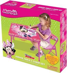 img 1 attached to 🌸 Minnie Mouse Blossoms & Bows Jr. Activity Set with 1 Chair