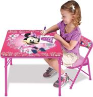 🌸 minnie mouse blossoms & bows jr. activity set with 1 chair logo