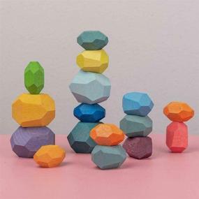 img 1 attached to 🧩 Versatile Sorting, Stacking, and Balancing Building Set: Lighten Up Your Playtime