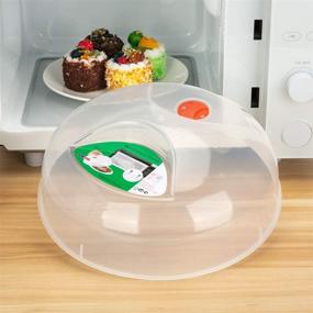 img 4 attached to 🍽️ Dishwasher-Safe Microwave Plate Cover