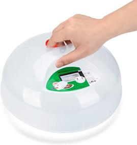 img 1 attached to 🍽️ Dishwasher-Safe Microwave Plate Cover