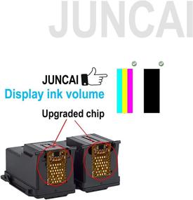 img 2 attached to JUNCAI Remanufactured Ink Cartridge Combo for Canon PG-245XL CL-246XL PG-243 CL-244 | Compatible 🖨️ with Pixma MX492 MX490 MG2420 MG2520 MG2522 MG2920 MG2922 MG3022 MG3029 | 1 Black, 1 Tri-Color