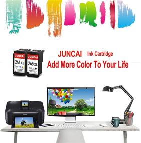 img 3 attached to JUNCAI Remanufactured Ink Cartridge Combo for Canon PG-245XL CL-246XL PG-243 CL-244 | Compatible 🖨️ with Pixma MX492 MX490 MG2420 MG2520 MG2522 MG2920 MG2922 MG3022 MG3029 | 1 Black, 1 Tri-Color