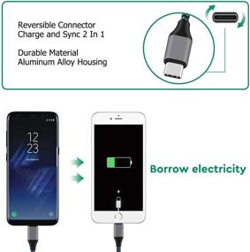 img 3 attached to 🔌 Премиальный кабель Sundix Nylon Braided USB C to Lightning - 2 штуки 6FT для зарядки и синхронизации для iPhone 13/12/11/11Pro/XS/XR/X/8/8Plus и других