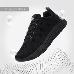 img 2 attached to Stylish Lightweight Breathable 👟 Women's Sneakers for Athletic Activities