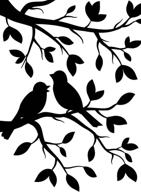 🐦 darice embossing folder birds branch 4.25x5.75-inch: quality crafting accessory logo