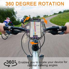 img 2 attached to Mount 360° Rotatable Adjustable Bicycle Holder Motorcycle Phone Universal Silicone Motorcycle