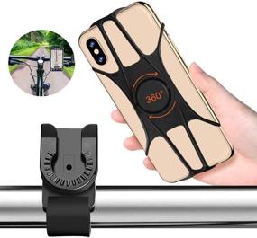 img 4 attached to Mount 360° Rotatable Adjustable Bicycle Holder Motorcycle Phone Universal Silicone Motorcycle