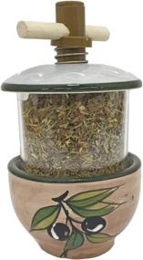 img 1 attached to Terre Ceramic Herbes Provence Grinder Kitchen & Dining