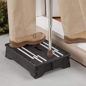 img 2 attached to HomDSim Foldable Step Riser for Elderly/Adults/Kids – Portable & Easy 🚶 Transport, High Riser Step Stool for Car/Kitchen/Bath – 5 Inch Height, Large Platform