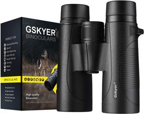 img 3 attached to 🔭 Gskyer Binoculars: 12x42 Adult and Kids Binoculars for Hunting, Bird Watching, Concerts, Sports, Stargazing, and Planets - Large Lens BAK4 Prism FMC with Phone Mount