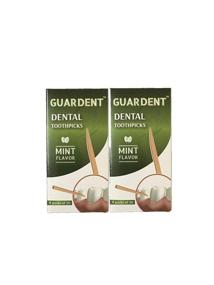 img 4 attached to 🦷 Guardent Dental Mint Flavor Toothpicks and Plaque Removers - 2 Packs of 4x30 Picks/Pack (240 Picks)
