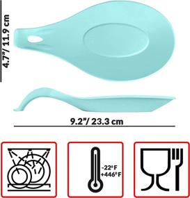 img 2 attached to 🥄 Enhance Your Kitchen with a Green Spoon Rest for your Stove