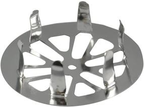 img 3 attached to DANCO Chrome Snap-In Grid Tub Strainer - Steel Construction, 2-Inch Size, 1-Set (88930)