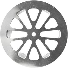 img 1 attached to DANCO Chrome Snap-In Grid Tub Strainer - Steel Construction, 2-Inch Size, 1-Set (88930)