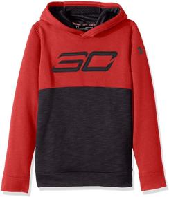 img 2 attached to 👕 Active Boys' Clothing: Under Armour Fleece Hoodie in X Small Size