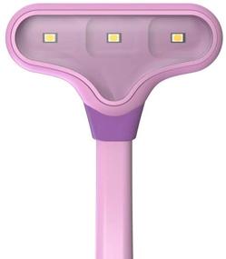 img 1 attached to 📚 The Original Mighty Bright NuFlex Book Light: Warm Eye Care LEDs, Flexible & Durable Clip-On Light for Kids, Bookworms, Reading in Bed - Dimmable, Lavender Color Option, Works with Batteries or Micro USB