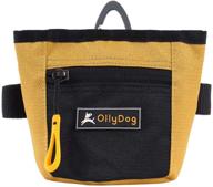 ollydog goodie treat bag: hands-free training waist belt clip, lightweight pouch with magnetic opening - ideal for everyday use, featuring versatile wear options logo