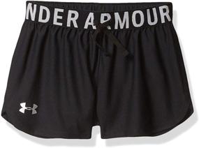 img 4 attached to 👧 Performance Encouragers: Under Armour Girls' Play Up Solid Workout Gym Shorts