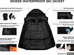 img 2 attached to Skieer Womens Mountain Waterproof Jacket Outdoor Recreation and Outdoor Clothing