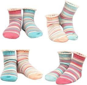 img 3 attached to 🧦 Kindersocks' Girl's Mix Match Socks: Comfortable and Fun Footwear for Girls