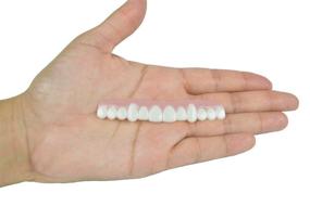 img 1 attached to 🦷 DIY Smile Makeover at Home with Imako Cosmetic Teeth: Large, Bleached Uppers - 1 Pack (Arrives Flat)