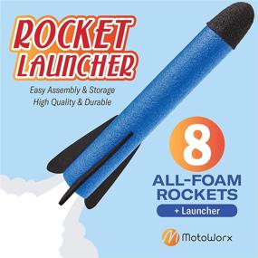 img 2 attached to Colorful Kids Toy Rocket Launcher: Ignite Their Imagination!