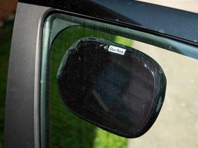 img 1 attached to 🌞 Защитная наклейка Glare Patch - Мини солнцезащитный клейкий блокатор для автомобильных окон. Солнцезащитная шторка для детских сидений, боковых окон для младенцев и детей, солнцезащитный козырек для водителя, противосветовая заслонка, безопасность водителя - Упаковка из 2 штук