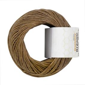 img 1 attached to 🔥 Beneroots 200ft Organic Hemp Wick: Natural Beeswax Coating, 1mm Size, Slow Burn, No Dripping - Clean & Odorless