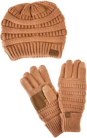 img 2 attached to 🧤 Stay Warm and Connected with C C Unisex Stretch Anti-Slip Touchscreen Boys' Cold Weather Accessories